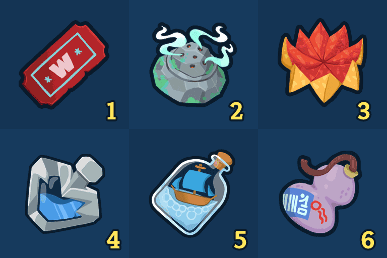 A series of various new relics.