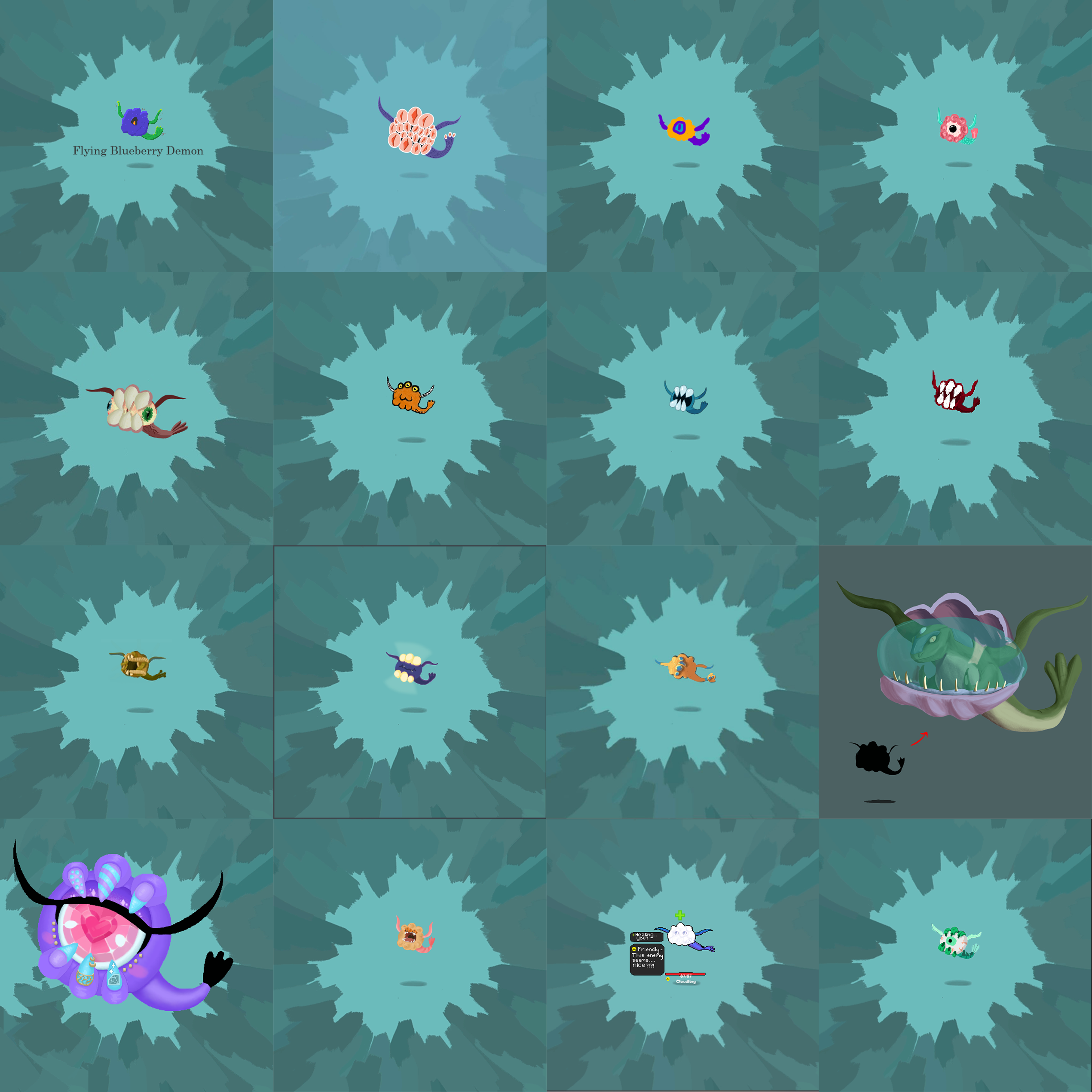 Collage of Spire Spotting guesses.