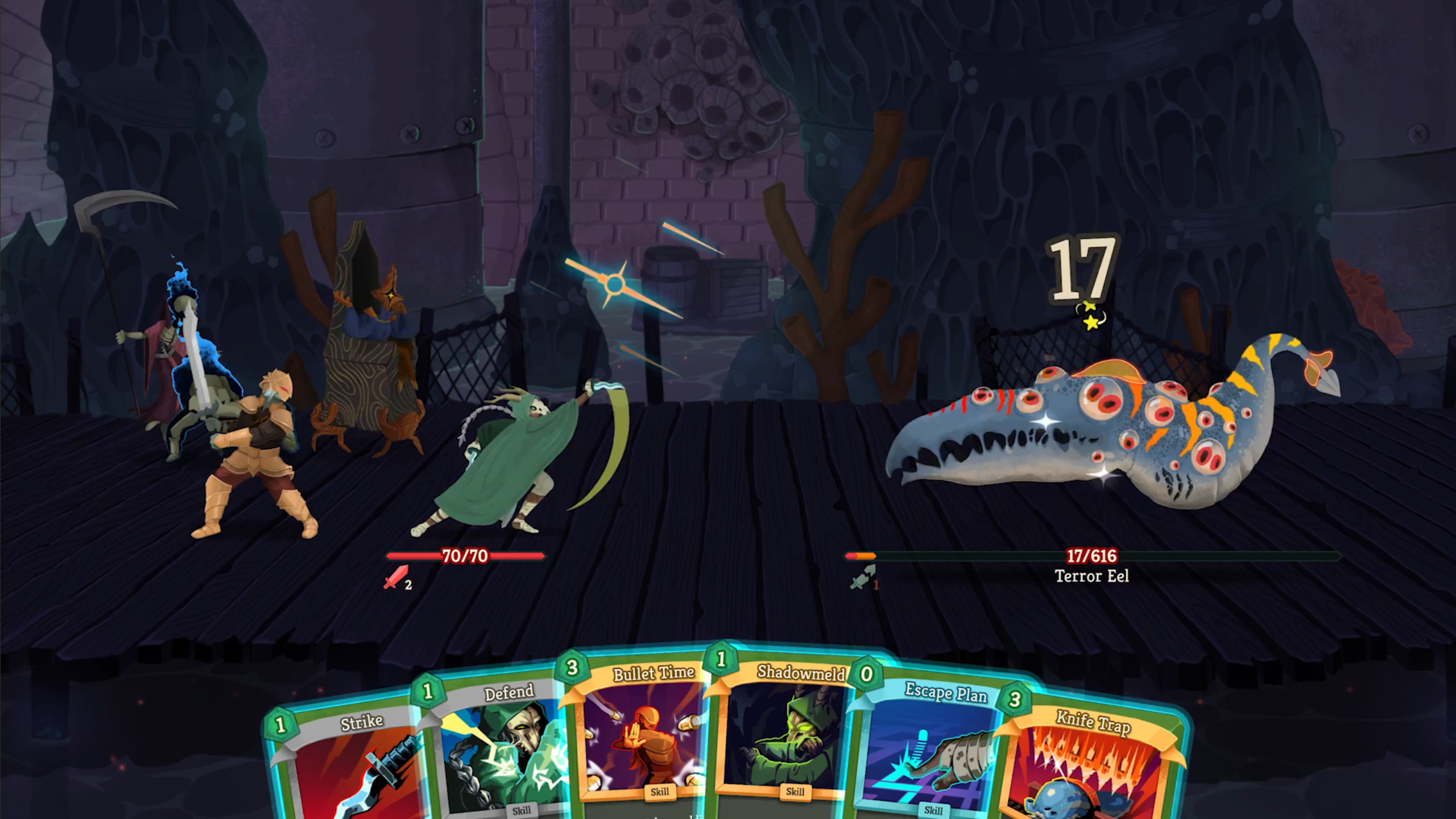 A screenshot of Slay the Spire 2 co-op gameplay.